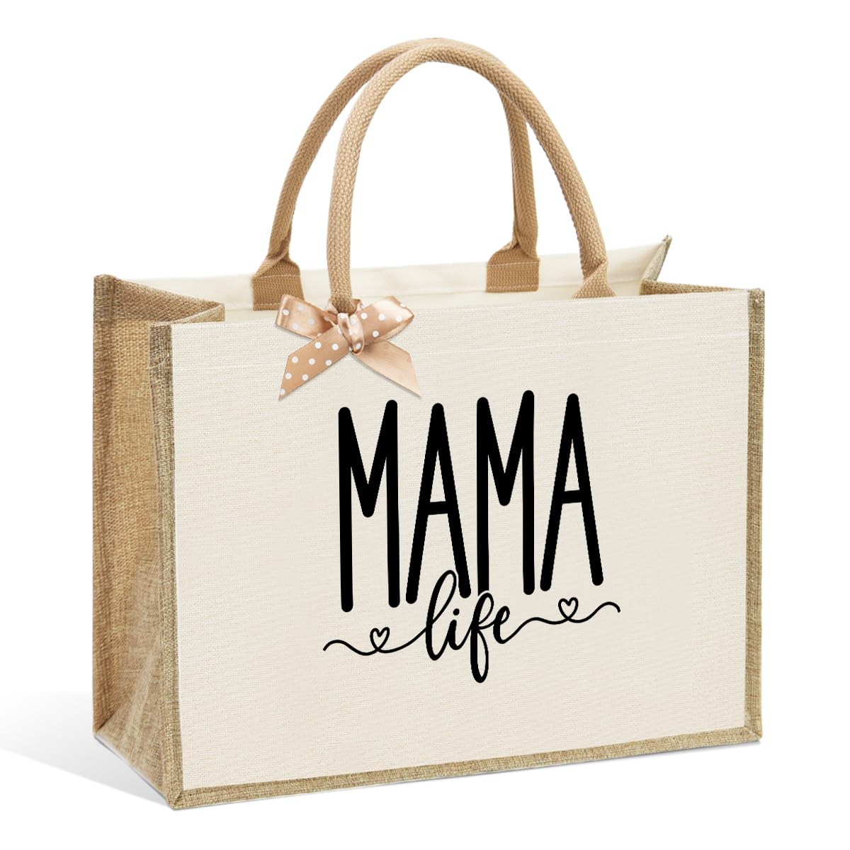 Bolsa de basura Healthy Boss Best Ball Mom Nana Auntie Mimi Granny Mamaw Mamaw Mama Gifts Bolsas de arpillera reutilizables para mujer