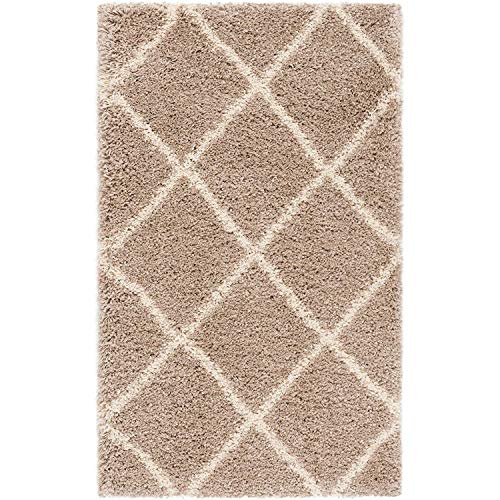 Image of Shaggy Super Soft Carpet for Home & Living Room Size - 6 X 8 Ft (Light Brown)