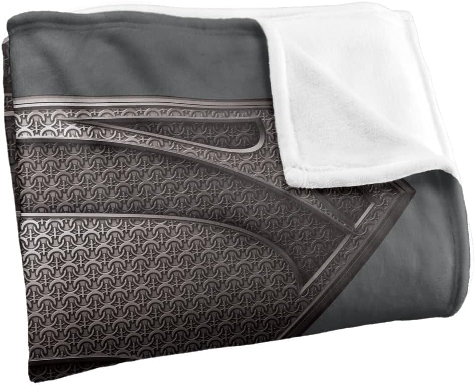 Superman Man of Steel Desaturated Officially Licensed Silky Touch Super Soft Throw Blanket 50" x 60"