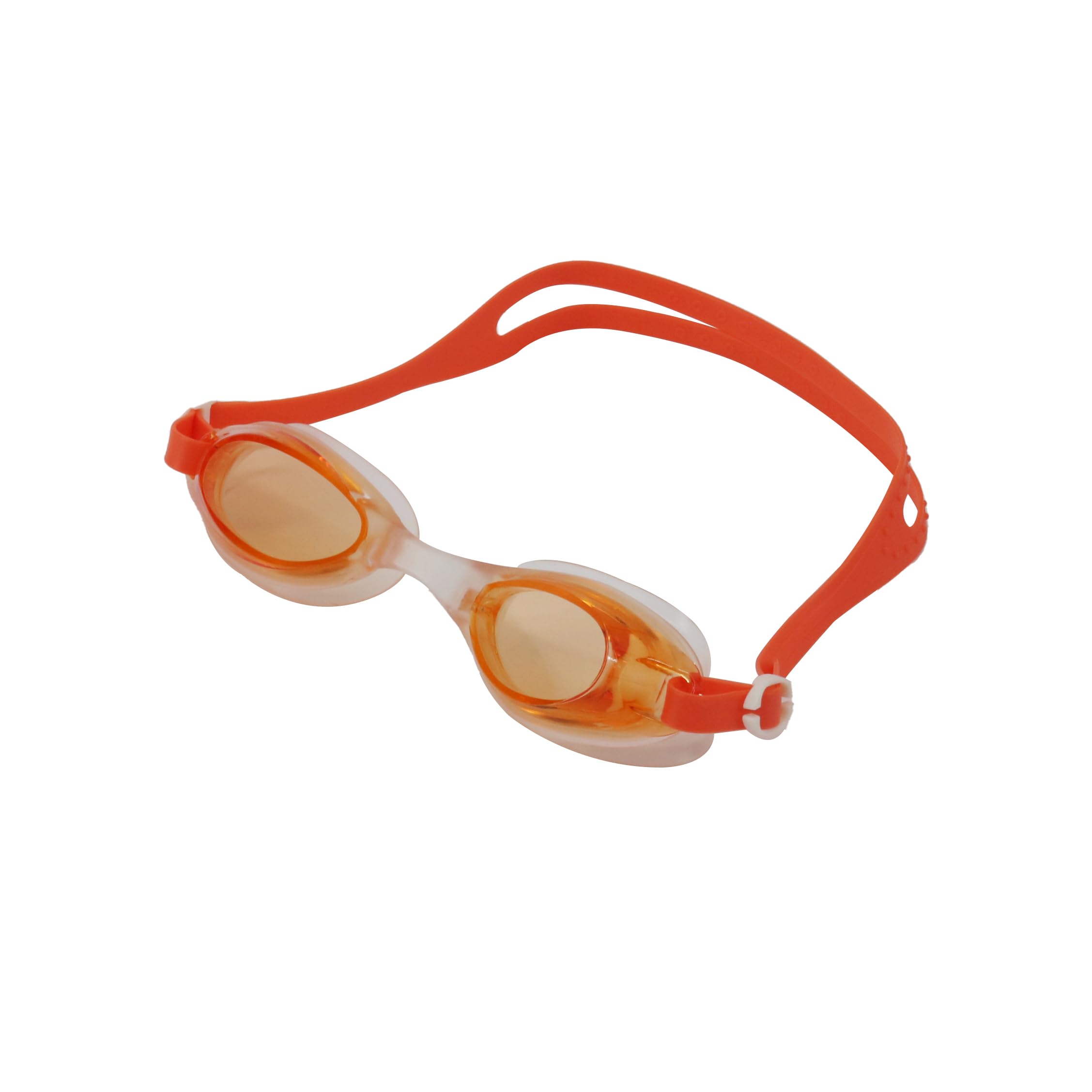 I-Swim Swimming Goggles | For Men & Women's | Material: Silicon | UV and Anti Fog Protection | Leak-Proof | Comfortable Fit & Adjustable Strap | Color: Orange 2