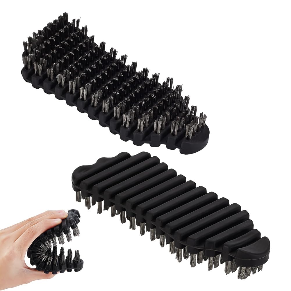 Brosse pour barres de nettoyage nylon flexible AHANDMAKER lot de 2