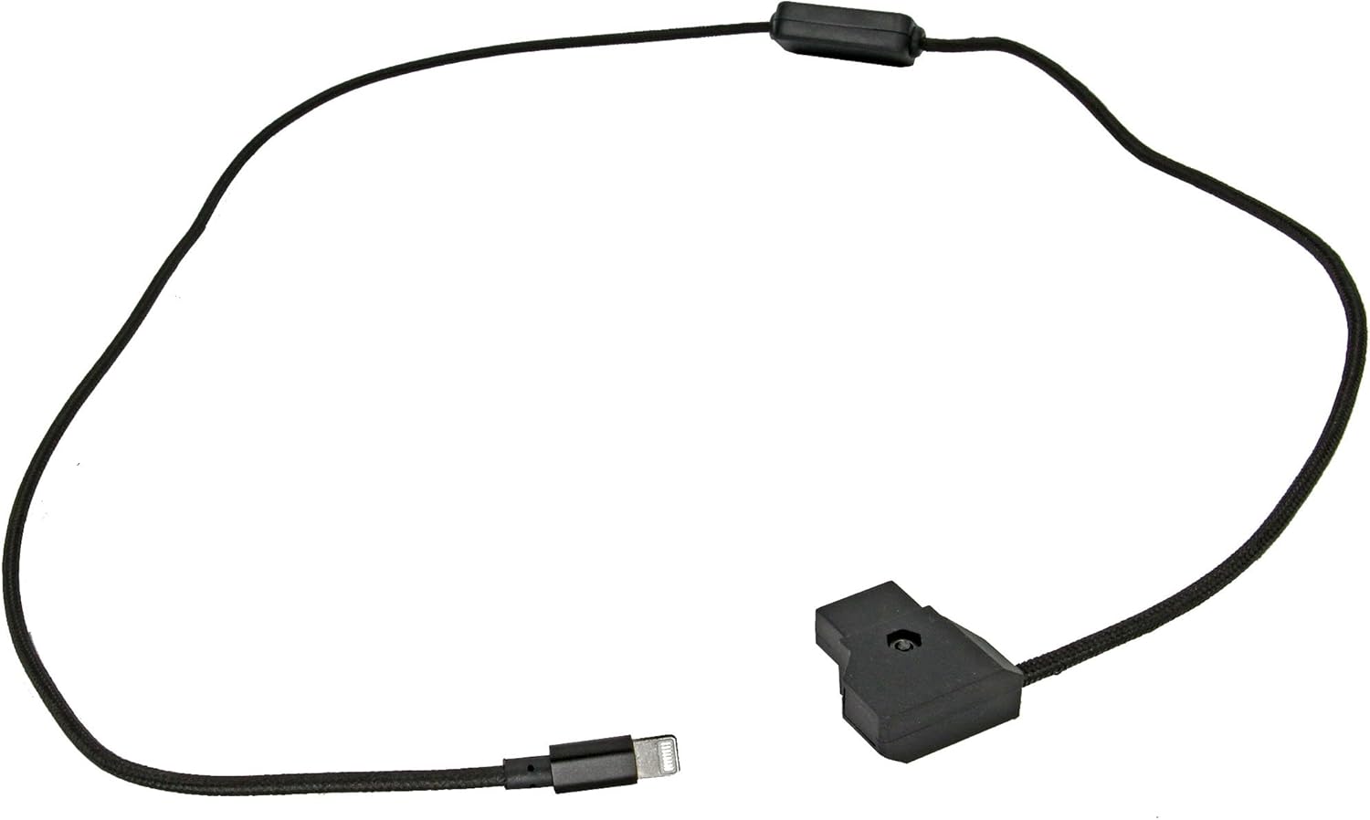 GyroVu D-Tap to Lightning 30' Straight Adaptor Cable Compatable with iPhones and iPads