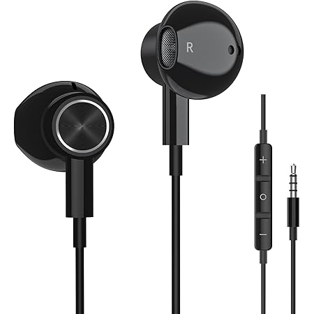 Amazon Inchic イヤホン 有線 イヤホンマイク いやほん マイク付き イヤフォン インナーイヤー型 通話対応 テレワーク パソコン Pc 3 5mm ４極 ブラック Inchic 家電 カメラ