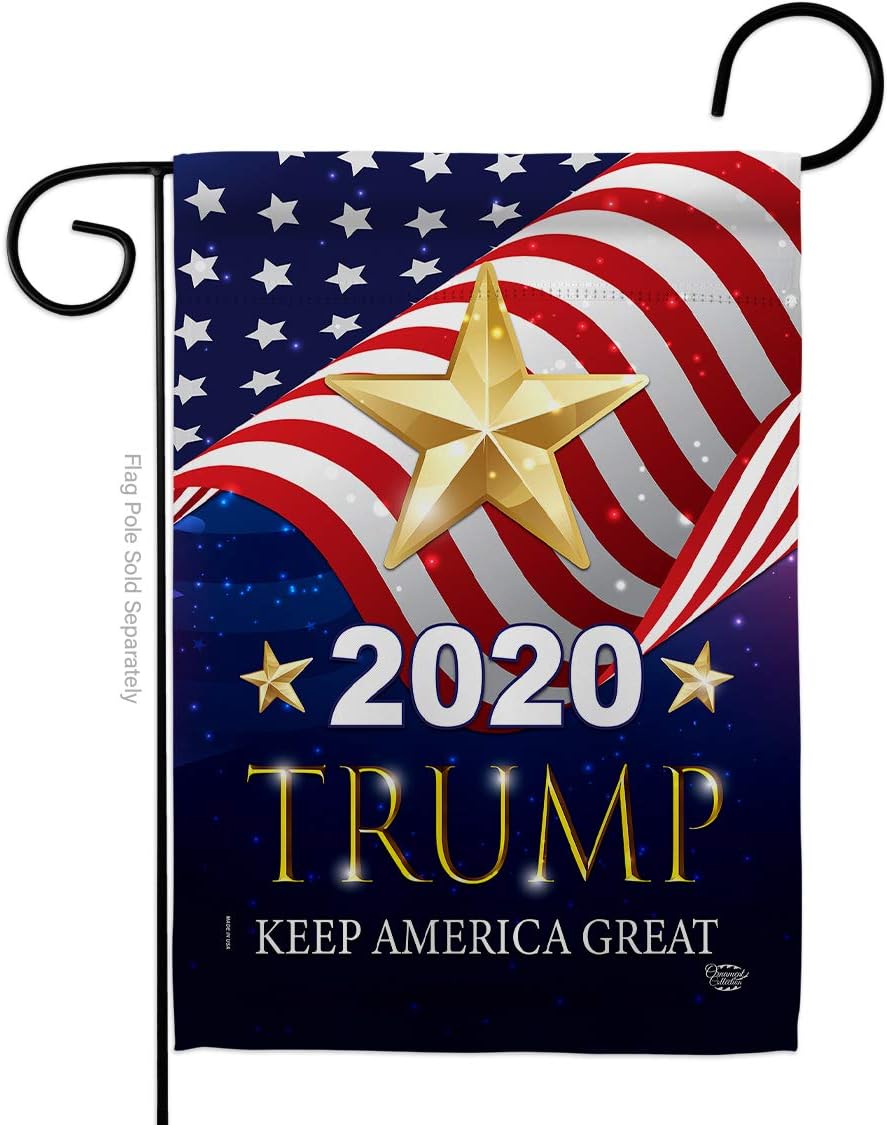 2024 Trump Keep America Great Burlap Burlap Garden Flag Americana Political President Democrat Republican Tea Party United State American Election Small Gift Yard House Banner Double-Sided 13 X 18.5