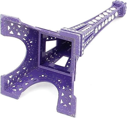 Miniatura 3 de uxcell Mini estatua de la Torre Eiffel de 5 pulgadas, decoración coleccionable de metal, réplica de recuerdo, decoración de fiesta de la Torre