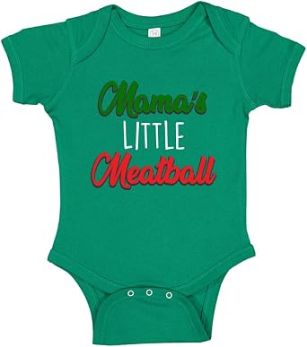 بدلة أطفال إيطالية من قطعة واحدة أو تي شيرت للأطفال الصغار من Mamas Little Meatball حسب الطلب مع نونا والجدة