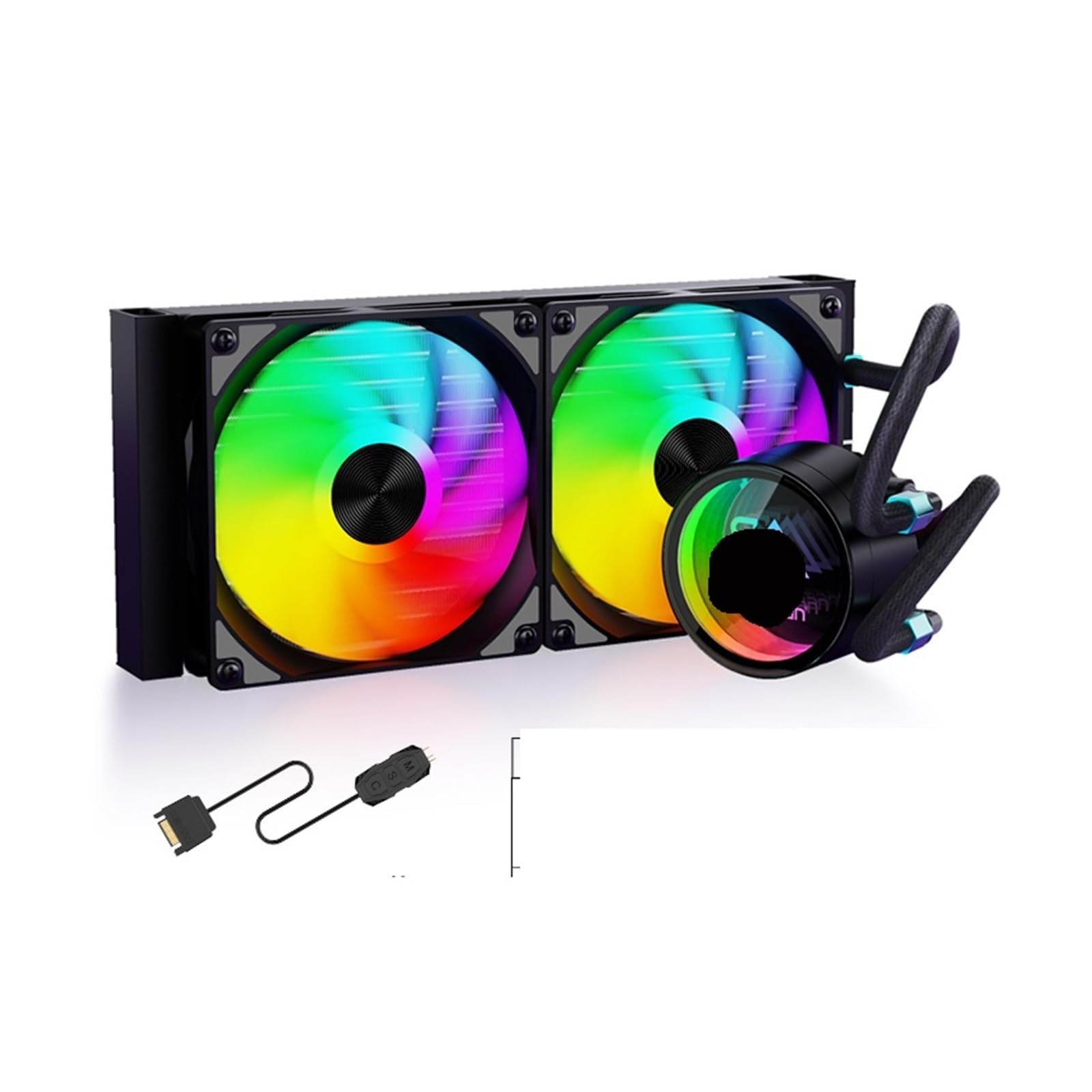 Refroidisseur d'eau 240mm kit de watercooling CPU pour radiateur PC Intel AMD