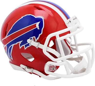 Bills 1987 to 2001 Throwback Revolution Speed Mini Football Helmet