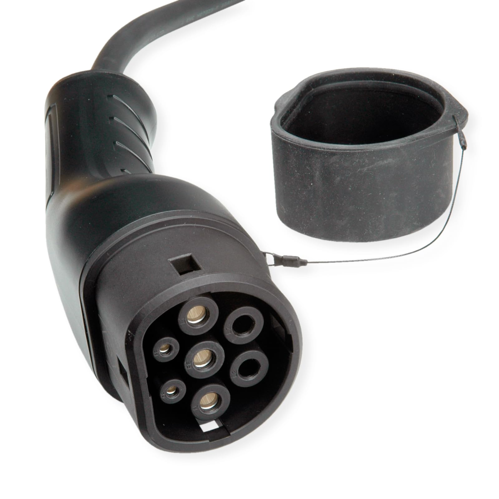 ROLINE Cable de Carga para e-Car Tipo 2, 1 Fase, 250VAC (1P+N+E), 32 A, 7,4 kW, 3 m