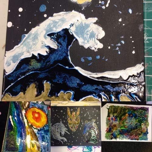 PEBEO Mixed Media, 16cm, Clear, 220 ml (Pack of 1) - Image 5