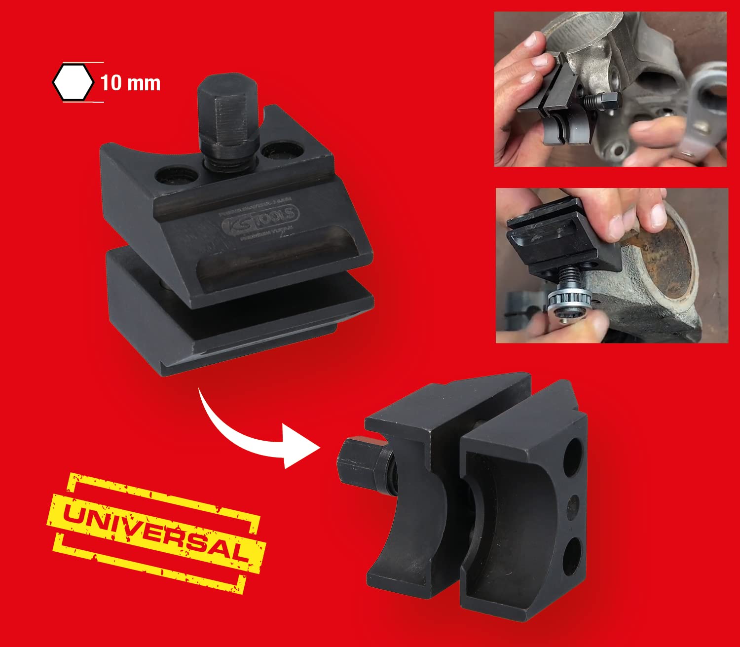 KS TOOLS Outil d'écartement des trous de serrage 700.5662