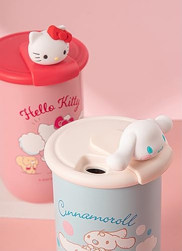 Miniatura 4 de Everyday Delights Cinnamoroll - Vaso para cachorros con tapa, 12.8 fl oz