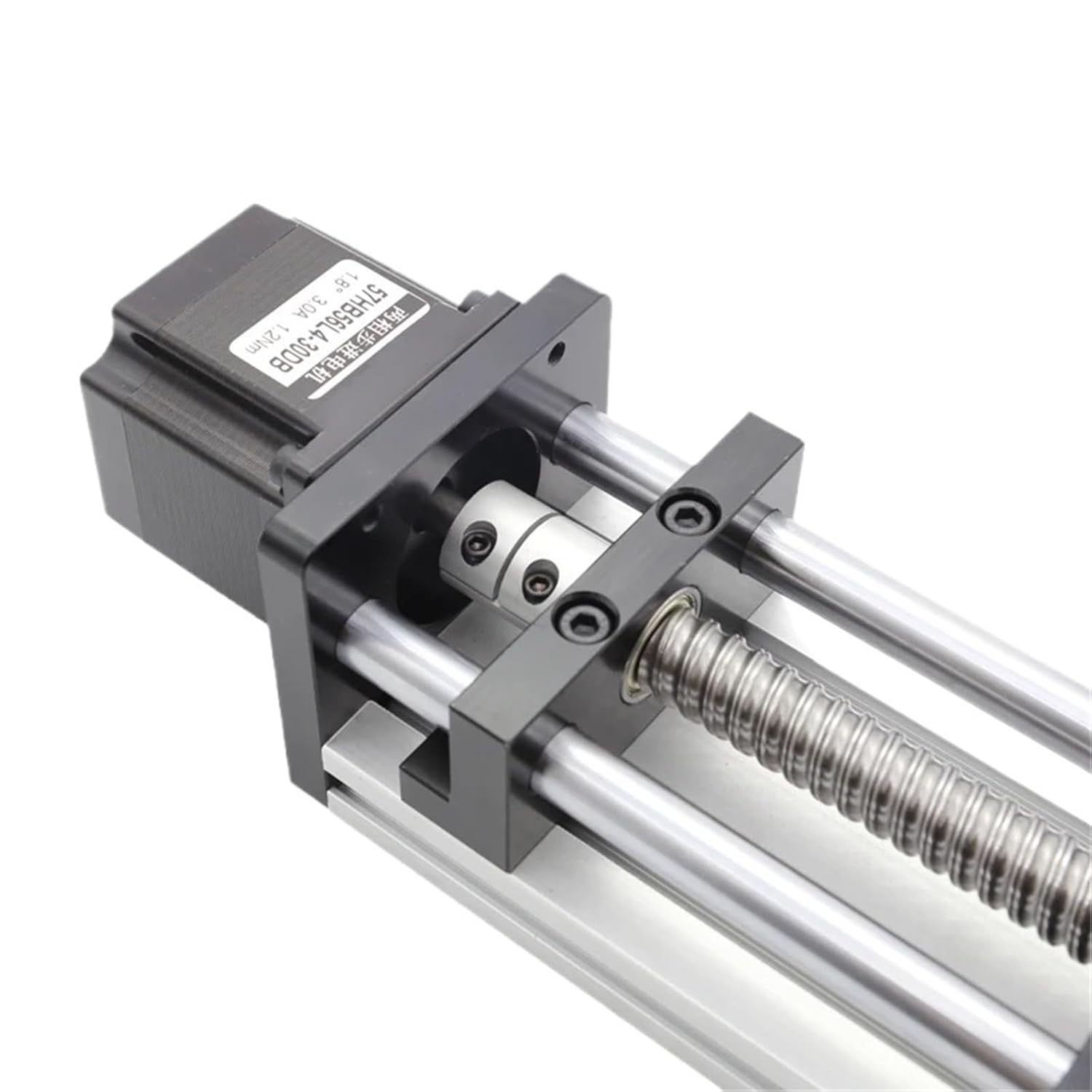 Woodworking Ball Screw Linear Guide Motion Rail Slide CNC Manual Linear Shaft Actuator Module Table Stroke Travel Engraving Tool(with Motor only,900mm Stroke)