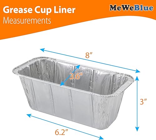 Miniatura 5 de Paquete de 40 forros Blackstone para tazas de grasa, accesorios de parrilla Blackstone, revestimientos captador de grasa para parrilla Blackstone,