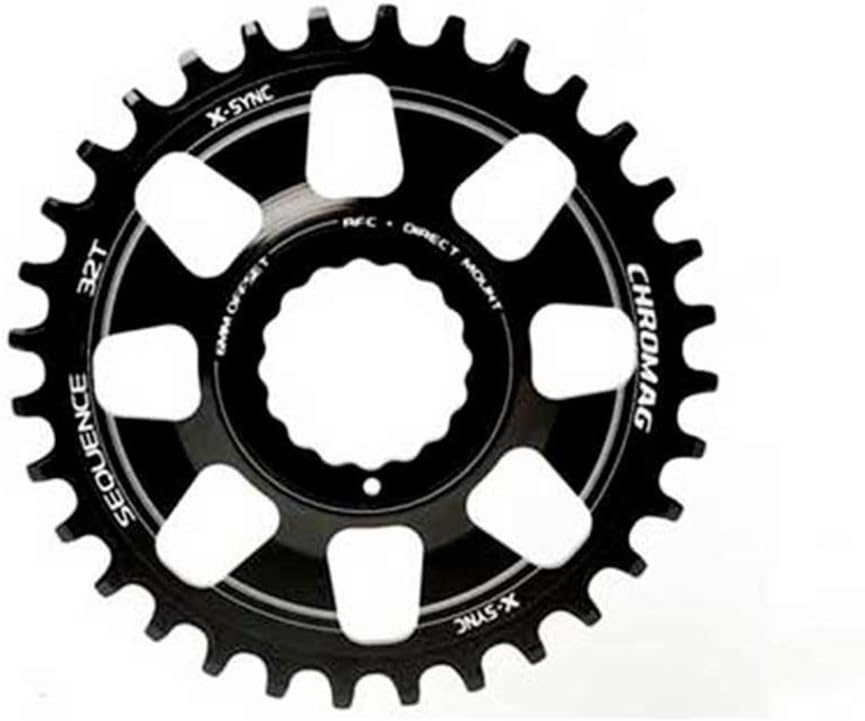 Chromag, Sequence, 30T, 10/11sp, BCD: Direct Mount, Chainring, For Race Face Cinch, 7075-T6 Aluminum, Black