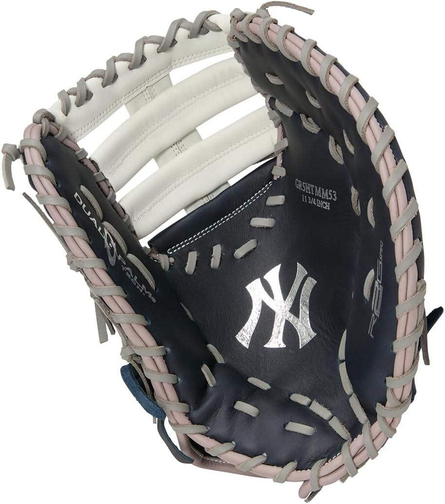 Rawlings Baseball Glove Soft Adult Hyper TECH MLB Team GR5HTMM53 Yankees [First] Size 11.75 *Right Throw (Left Handed)