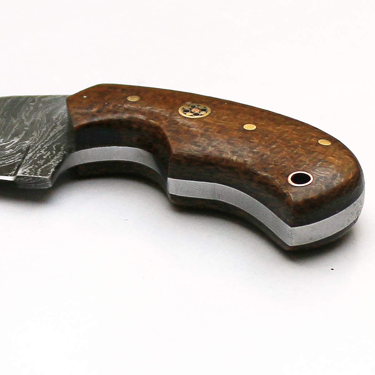 Coltello 9165 Fatto a Mano su Misura in Acciaio Damasco