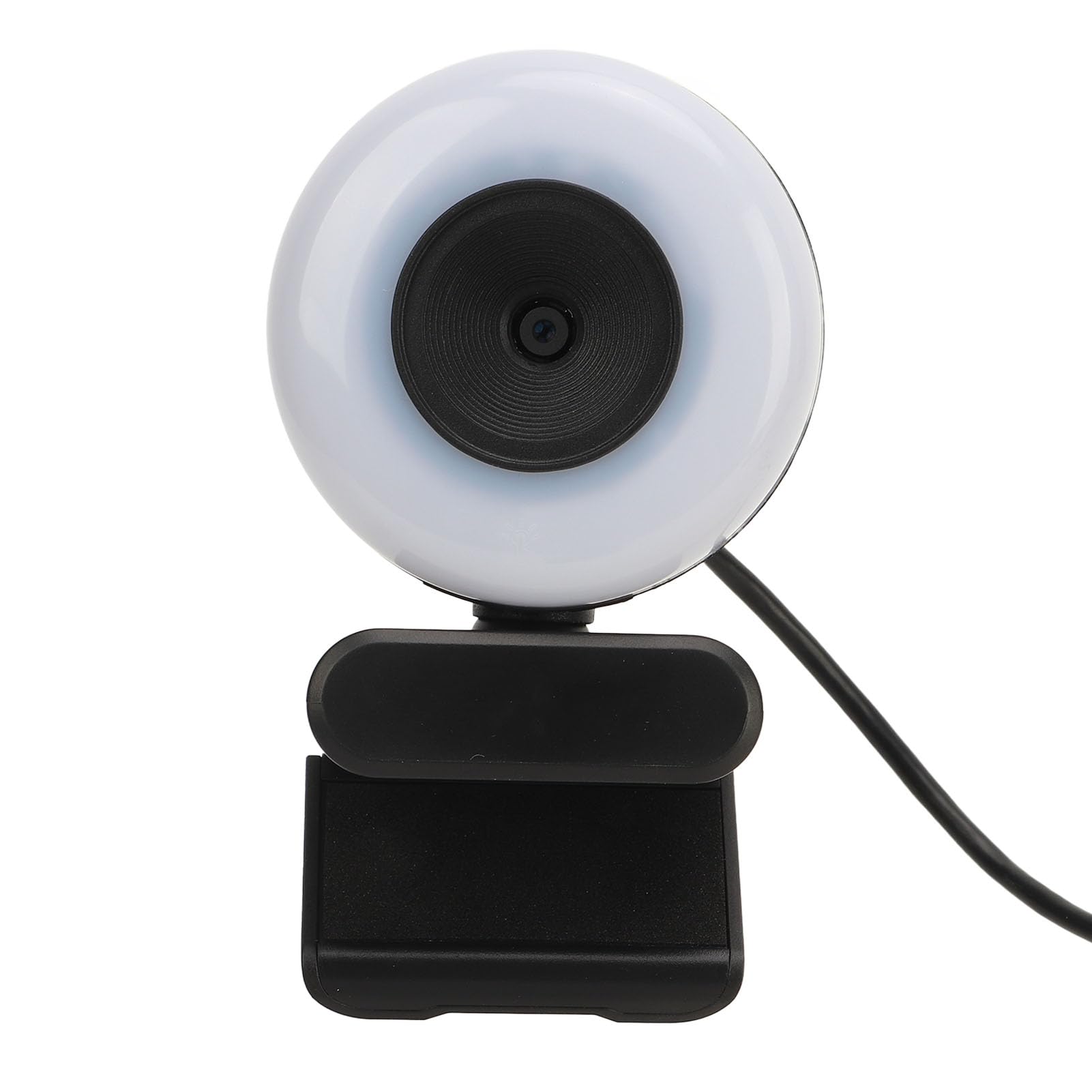 4K HD Camera with Dual Noise Canceling Microphone, Soft Lighting for Clear Video, Wide Field of View, Live Broadcast Camera