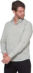 Camisa Social Masculina Premium Tipo Linho Executiva Trabalho