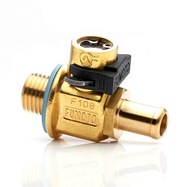 F137N with LC-10 F-Series Large Body FUMOTO Valve with Long Nipple and LC-10 Lever Clip for M12-1 75