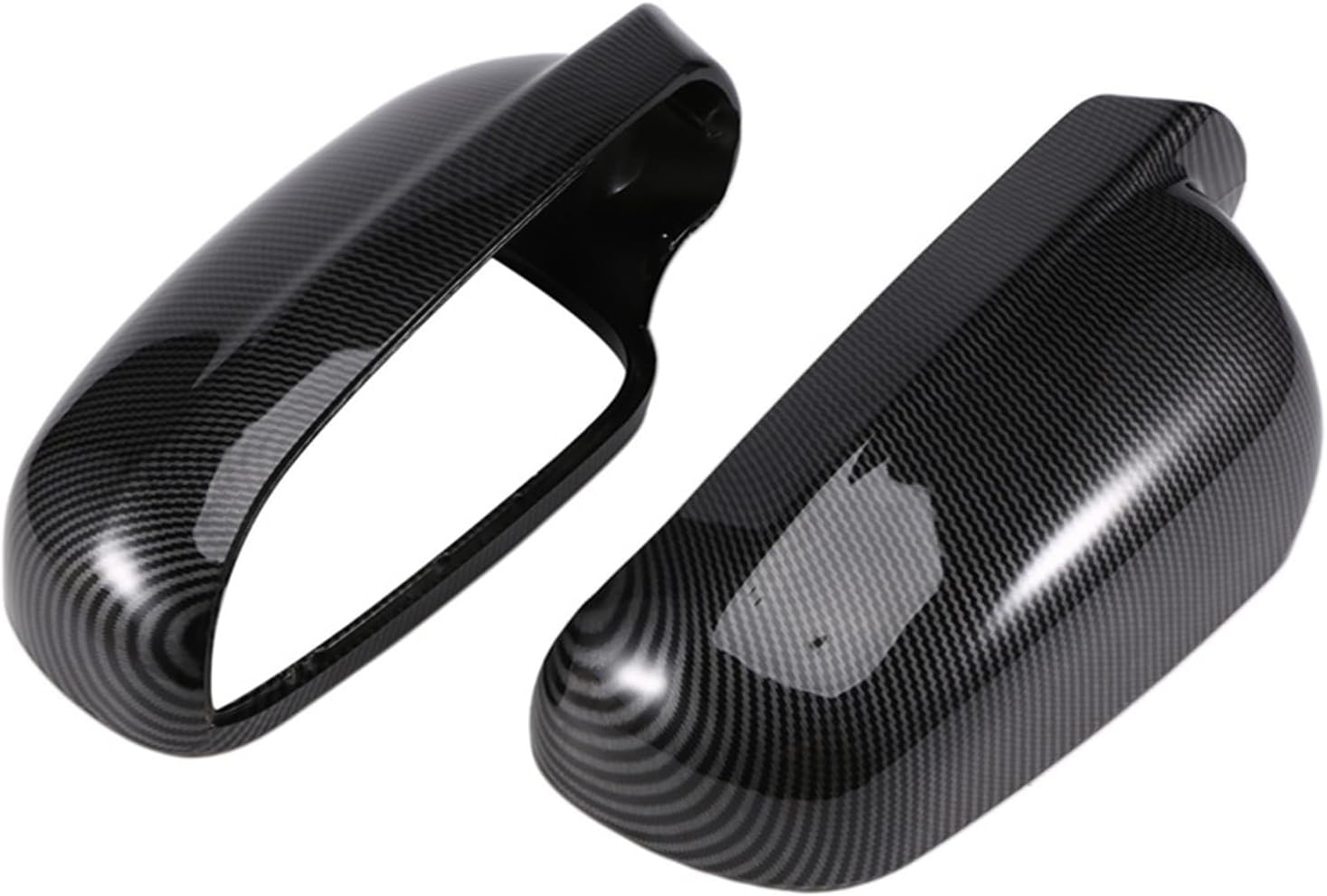 Carbon FiberSide Rear View Mirror Cover Replacement Fit for Bora 1998-2009