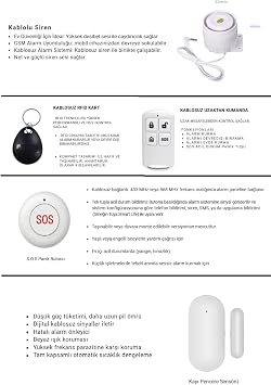 Akıllı Güvenlik Alarm Sistemleri Güneş Enerjili Dış Siren ve Pet Uyumlu (Güneş Enerjili Dış Siren ve Pet Uyumlu - Standart Plus)