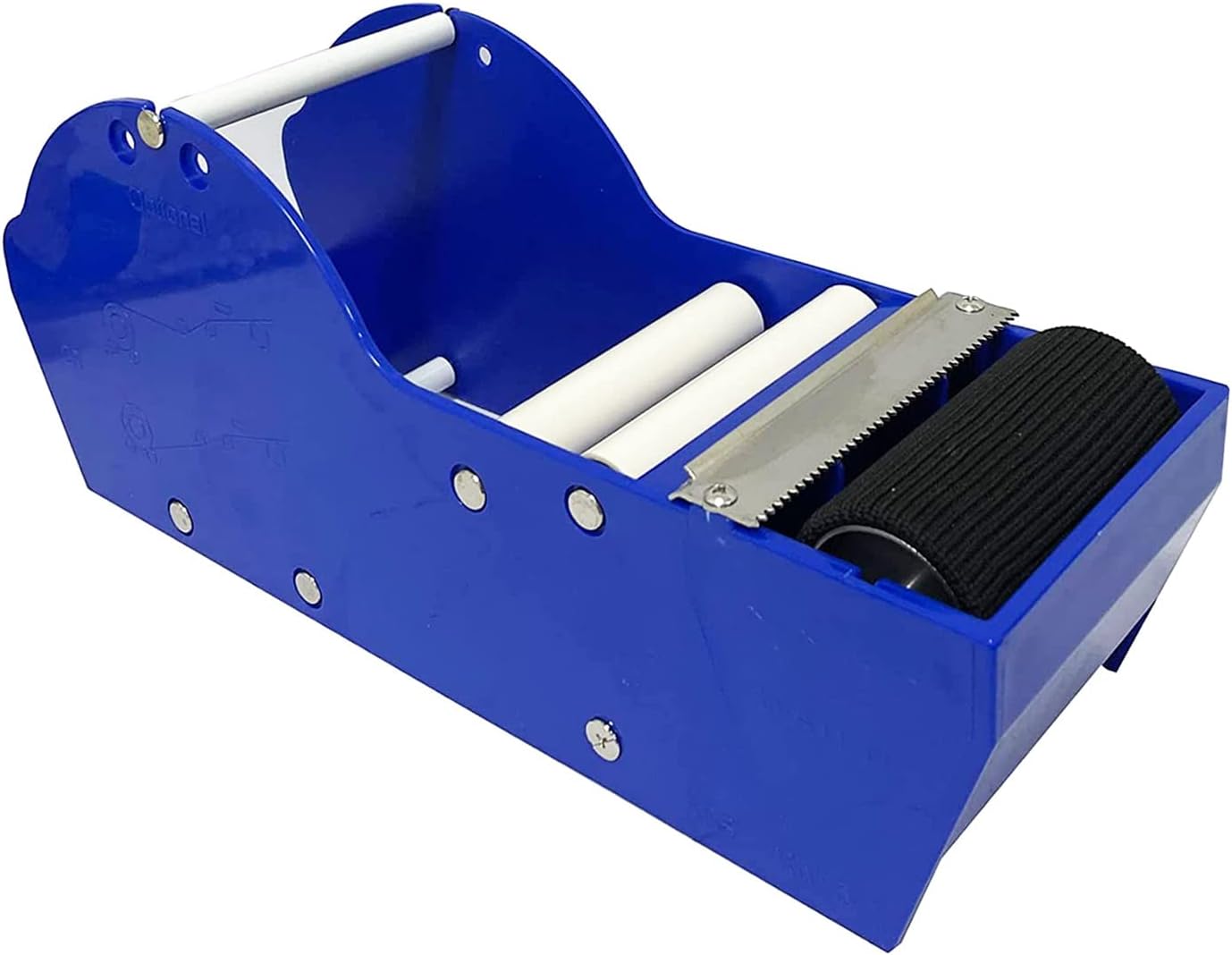 QILIMA Desktop Blue Tape Dispenser,Water Activated Tape Dispenser,12.6in Gum Tape Dispenser Sealing Office Supplies