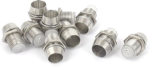 IIVVERR 10pcs 0.197in Metal LED Lámpara Bisel Soporte de Montaje para Iluminación de Diodo emisor de Luz (10pcs 0.197in Metal LED Lámpara Bisel