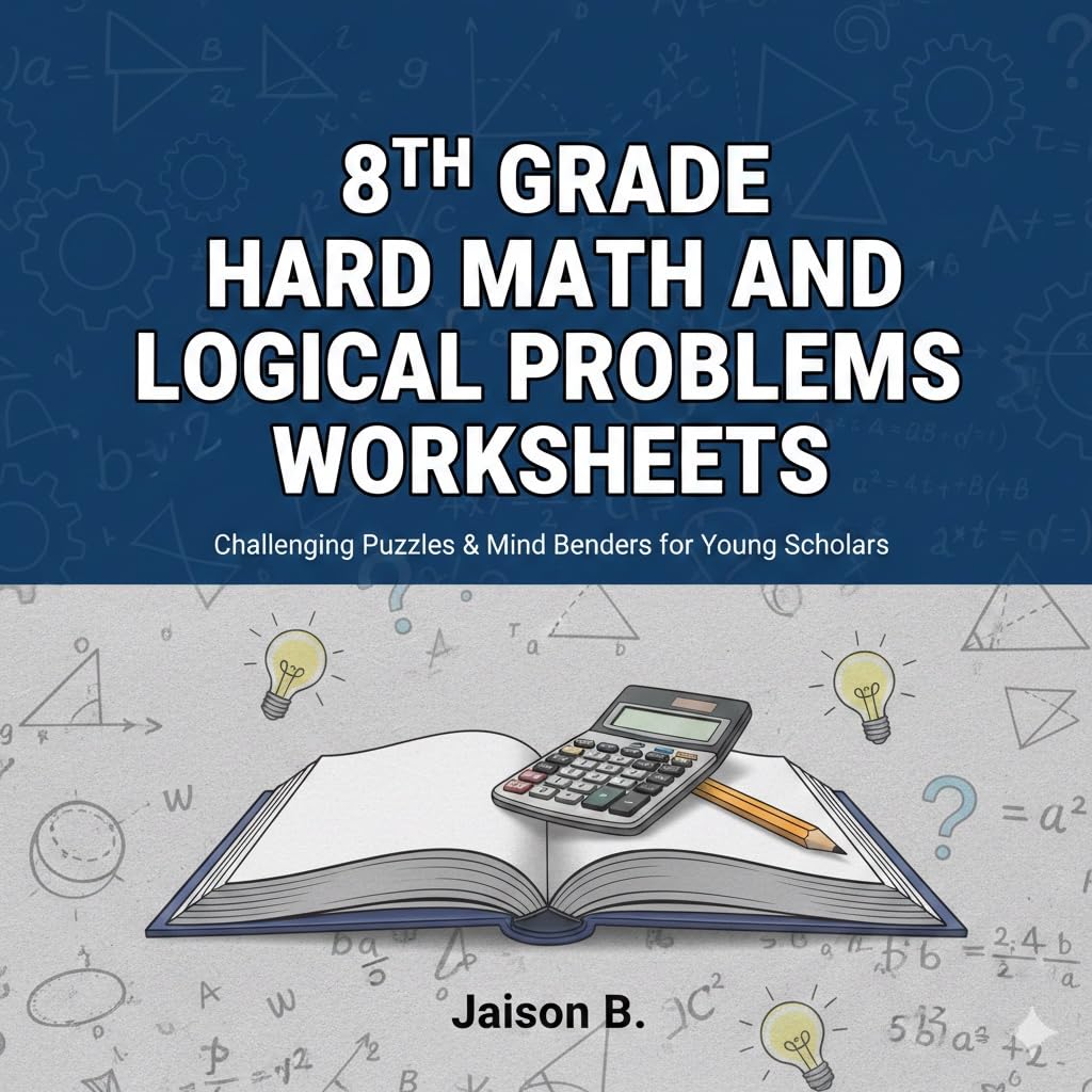 Harf Math 8th Grade Hard Math and Logical problems worksheet: Challenging math ...