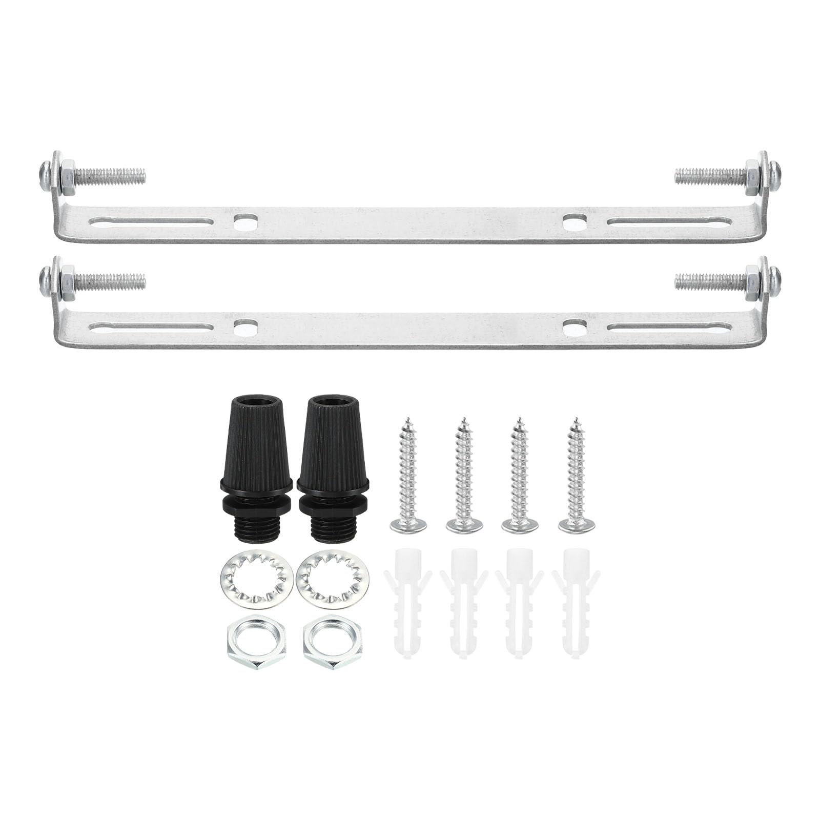 Kit Support Fixation Universel Luminaire 130mm - 2 Barres Transversales Pour Plafond Et Mural