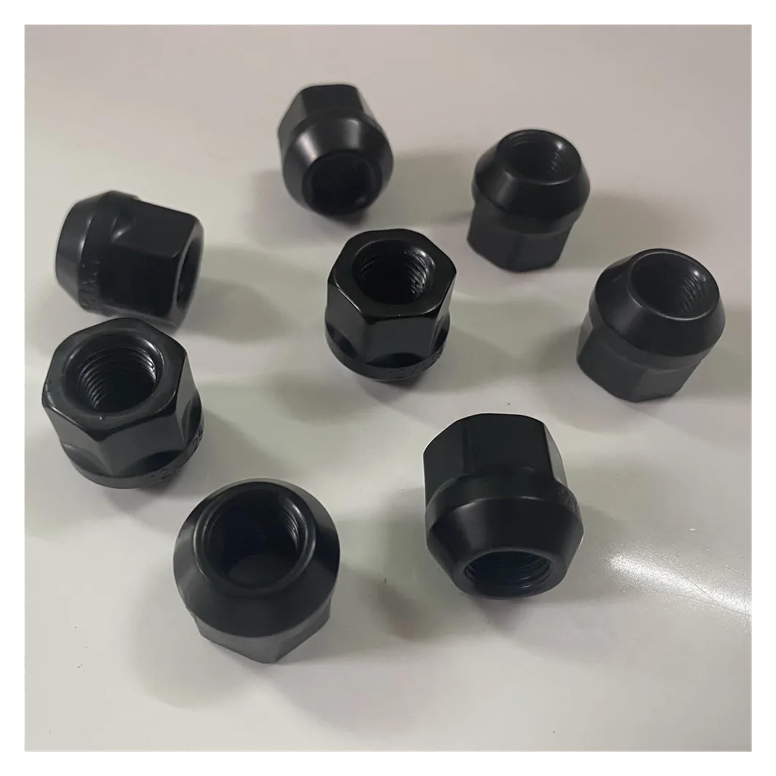 20 szt. Wysokość 21 mm Nakrętki kół z otwartym końcem Czarne nakrętki kół 19 mm M14 X 1,5, m12x1,25, m12x1,5, 1/2-20(M14x1.5)
