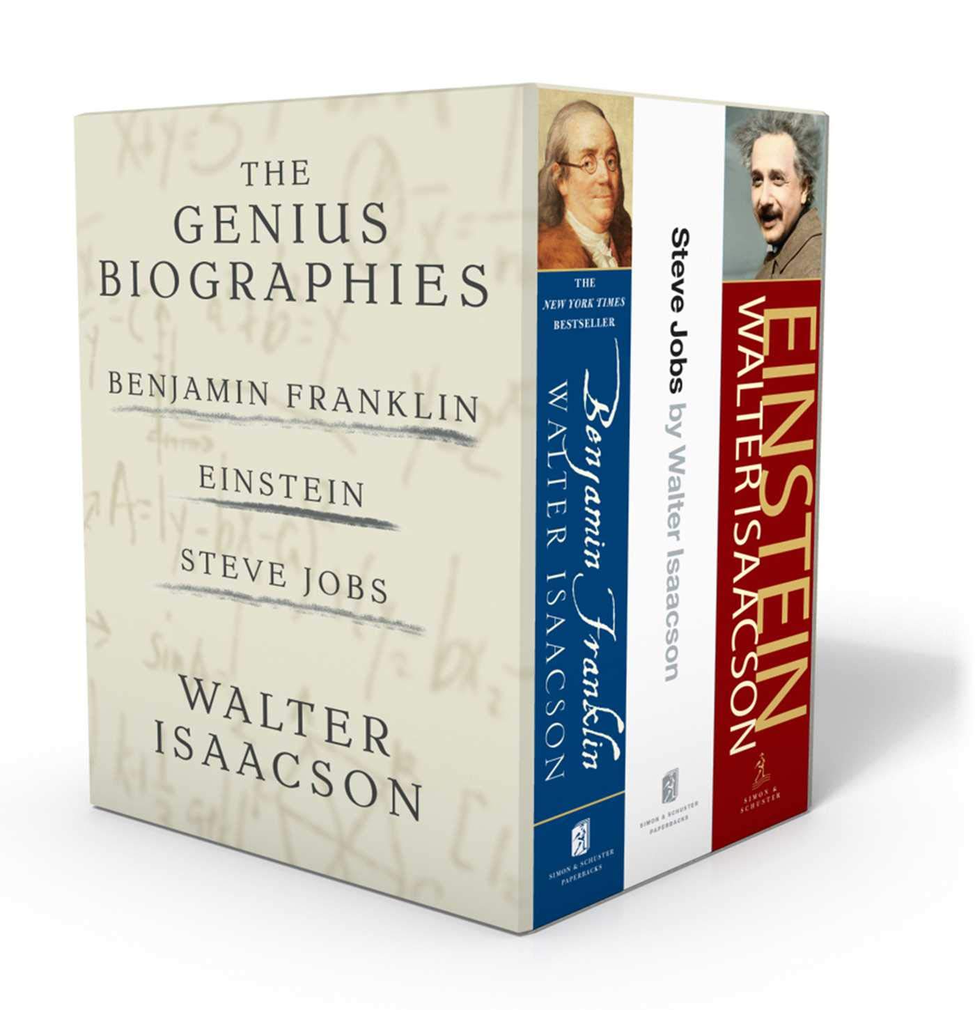 Walter Isaacson: The Genius Biographies: Benjamin Franklin, Einstein, and Steve Jobs Paperback – November 7, 2017