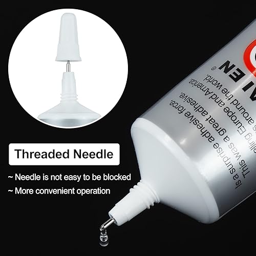 Miniatura 2 de B7000 Super Glue - 2 adhesivos de 09 onzas líquidas adhesivos multifuncionales B-7000 adhesivo transparente 2 x 09 onzas