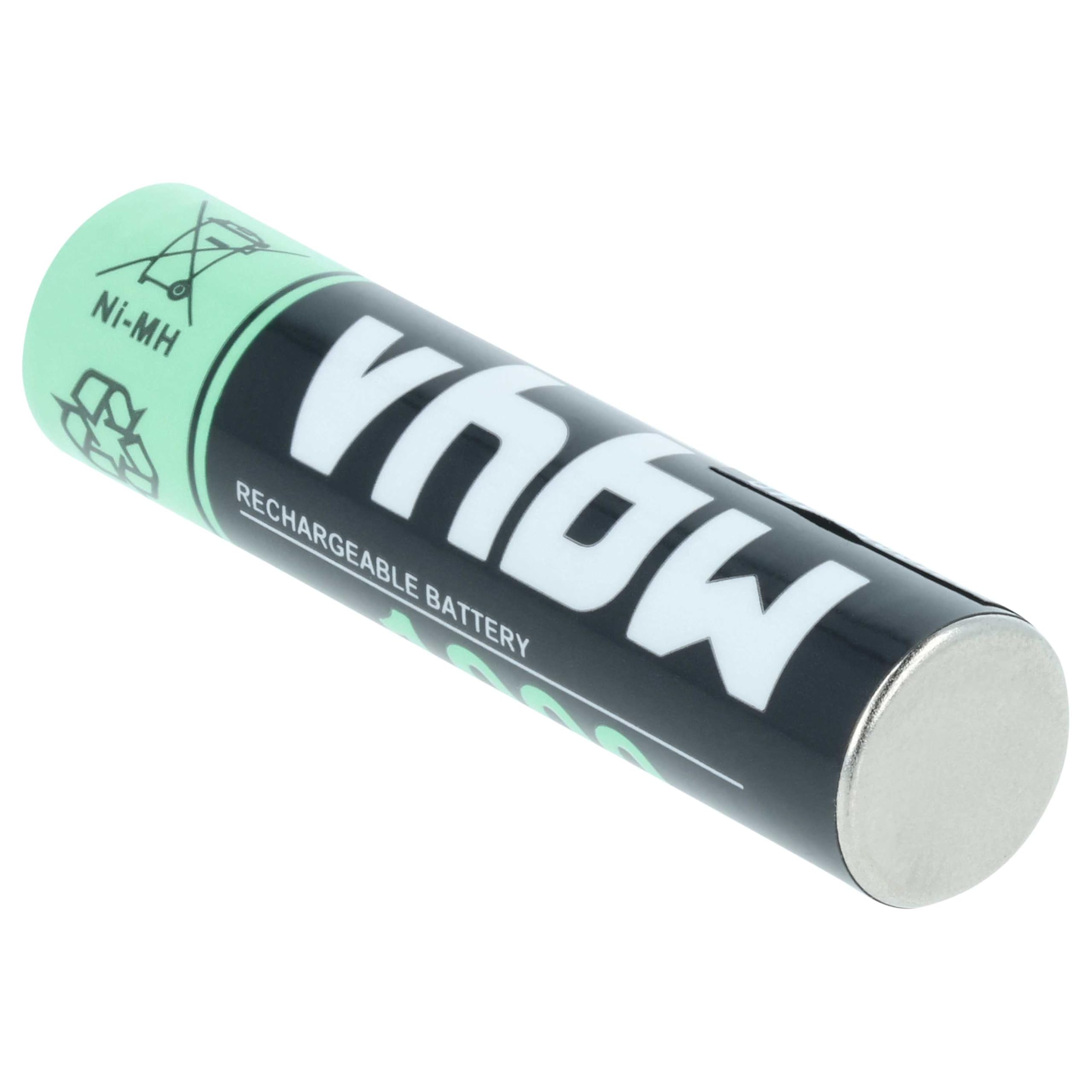 vhbw AAA akumulator 20 szt. kompatybilny z Siemens Gigaset E370HX, E36, E365, E370, E550, akumulator 1000 mAh, 1,2 V, NiMH