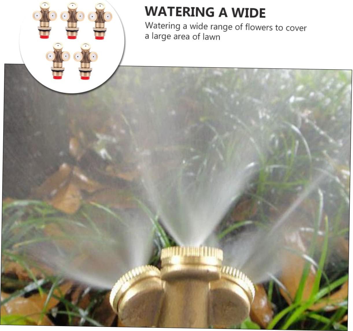 KESYOO 10pcs Brass Misting Nozzles Replacement Design Fit for Garden Hose Nozzles Mist Irrigation for Outdoor Agriculture