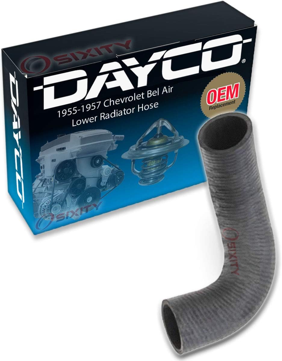 Dayco Lower Radiator Coolant Hose compatible with Chevrolet Bel Air 4.3L 4.6L V8 1955-1957