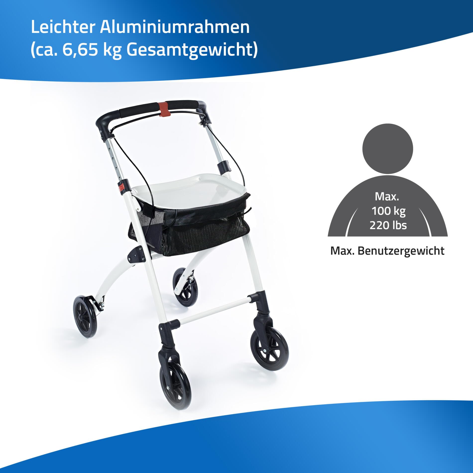 Ridder Andador de interior blanco