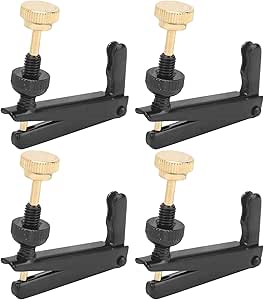 Amazon.com: String Instrument Tuner, 4Pcs Violin Fine Tuners 3/4 4/4 ...