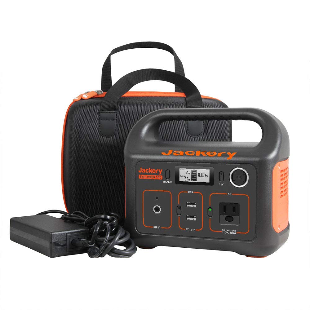 HermitshellTravel Case for Jackery Portable Power Station - Explorer Battery Case for Explorer 300 / 240