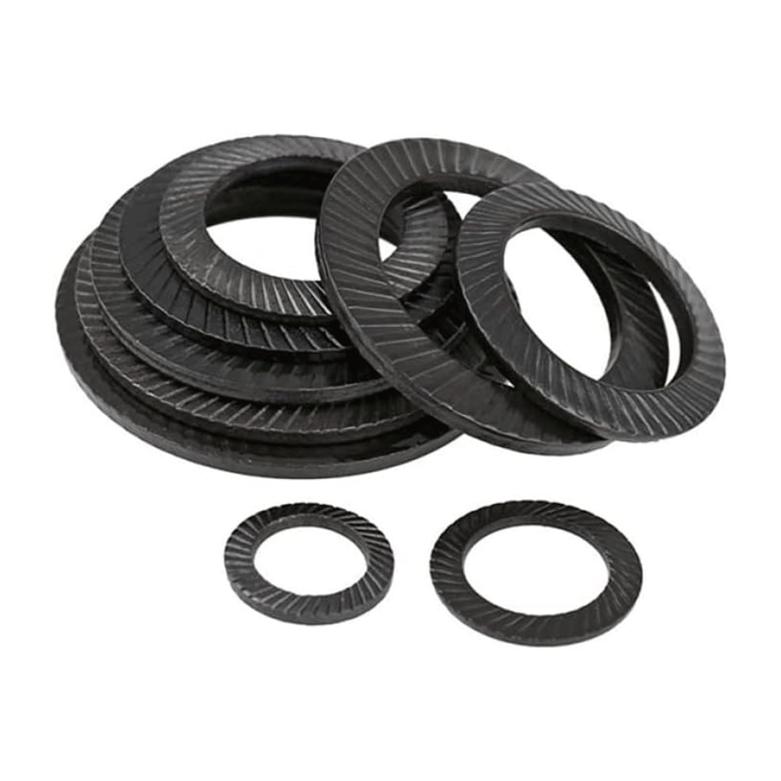 Rondelle 5/10pcs Rondella Guarnizione Rondelle di Sicurezza Seghettate di Sicurezza Rondella Piatta di Bloccaggio Vibrazioni di Bloccaggio Rondelle di Bloccaggio Seghettate M3-m36 alta qualità