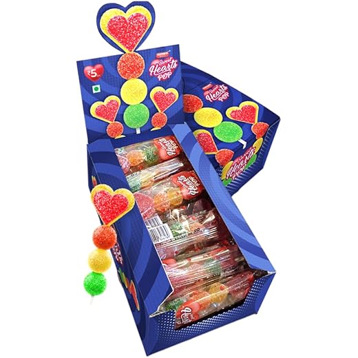 Sweet Hearts Pop Jelly Lollipop Gift Box 30pcs