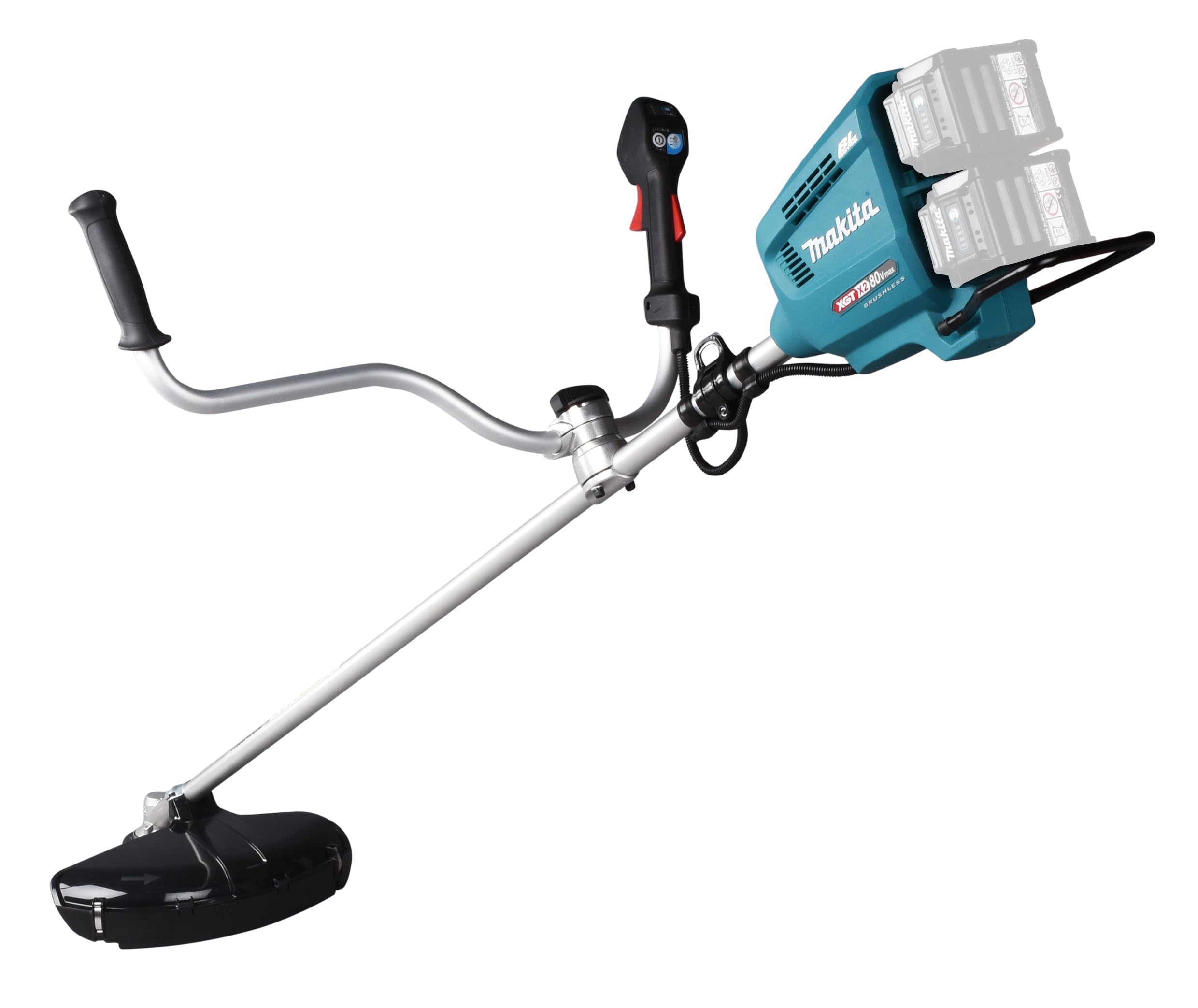 Makita UR012GZ06 - Decespugliatore a batteria, 2 x 40 V max. (senza batterie, senza caricatore)