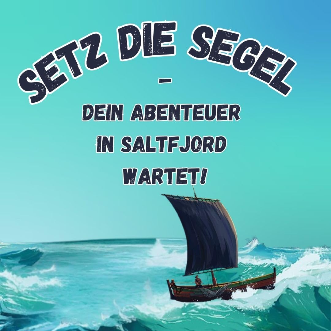 HUCH!, SALTFJORD, Gesellschaftsspiele, Strategisches Fischerdorf-Abenteuer mit innovativem Würfelmechanismus, Ideal für spannende Spielabende, Für 1–4 Spieler ab 14 Jahren