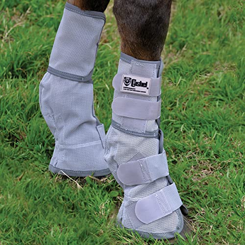 Cashel-Crusader-Leg-Guard-Fly-Boots-Grey-Draft