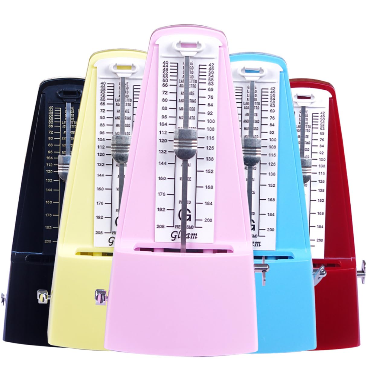 FUNOMOCYA Mechanical Metronome for Piano High Accuracy Click Bell Ring No Battery Needed Perfect for Practice Performance