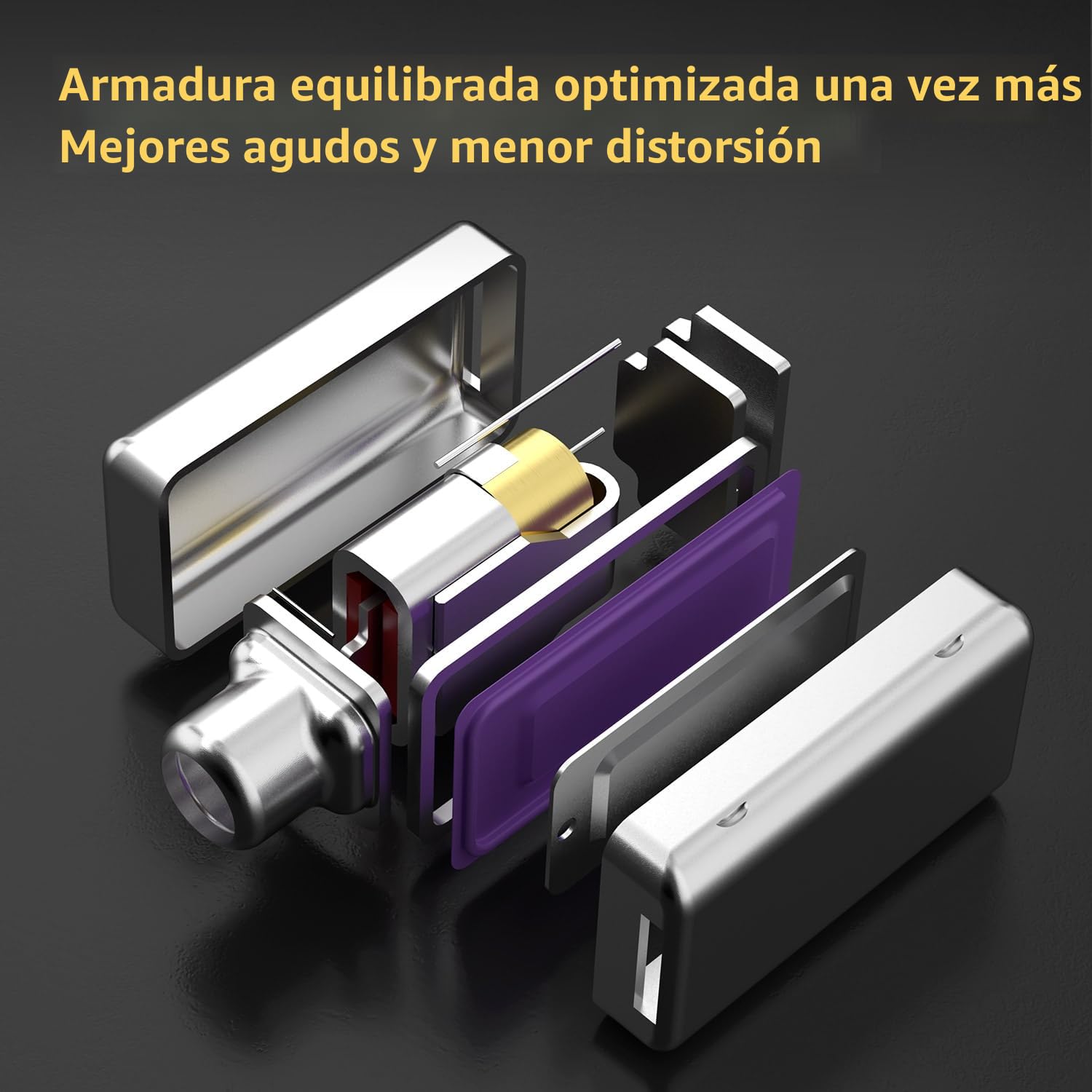 Yinyoo KZ ZSN Pro 2 monitores intraurales, Auriculares con Cable KZ con Controladores híbridos 1ba 1dd, Auriculares intrauditivos de Alta fidelidad para músicos con Cable sin enredos para Juegos