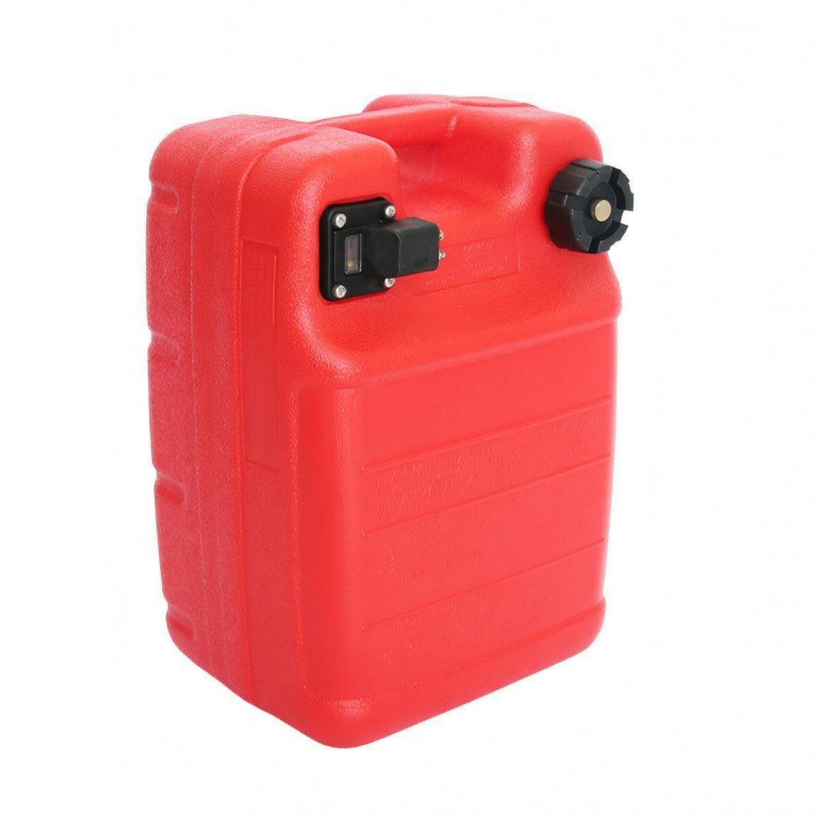 Serbatoio Carburante Fuoribordo Rigido Serbatoio Carburante con Adattatore Resistente Corrosione per Diportisti, Pescatori, Barca , 24 Litri