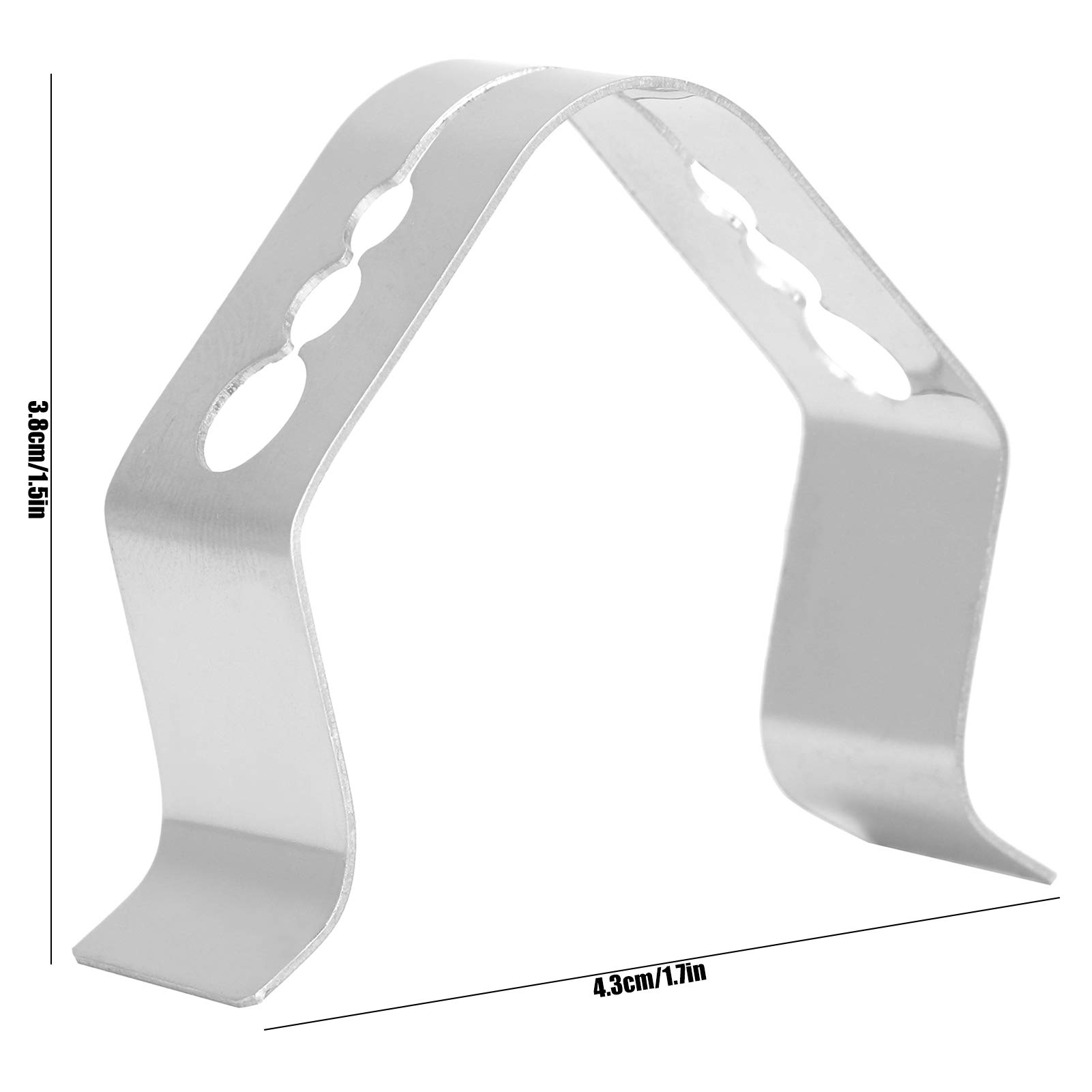 QANYEGN 8Pcs Meat Thermometer Probe Clip Holder, Stainless Steel Grill Probe Clip, iversal Meat Grill Temp Probe Clip for BBQ Smoker Oven Grill