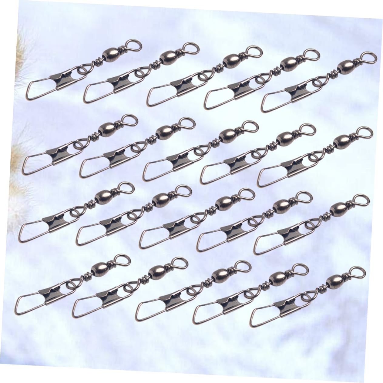 Toddmomy 600 Pièces Connecteur D'Hameçon De Pêche Connecteur Pivotant De Pêche Connecteur De Pêche Connecteur Roulant De Pêche Crochet De Pêche Ligne Connecteur Broche Style