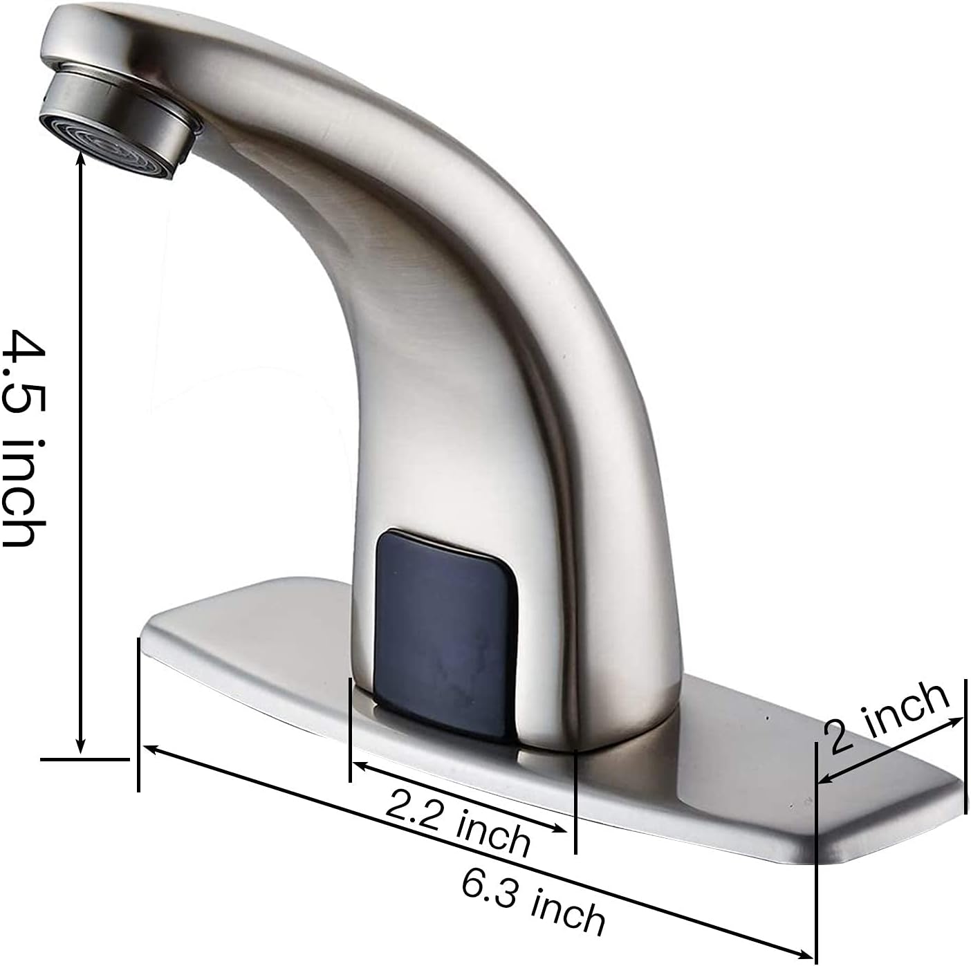 Tech Deals π₯ Greenspring Touchless Bathroom Sink Faucet Brushed Nickel Automatic Auto Sensor Deck Mount Solid Brass Bathroom Faucets Commercial Lavatory Faucet with Supply Line Best Deal Cheap π Greenspring Touchless Bathroom Sink Faucet Brushed Nickel Automatic Auto Sensor Deck Mount Solid Brass Bathroom Faucets Commercial Lavatory Faucet with Supply Line